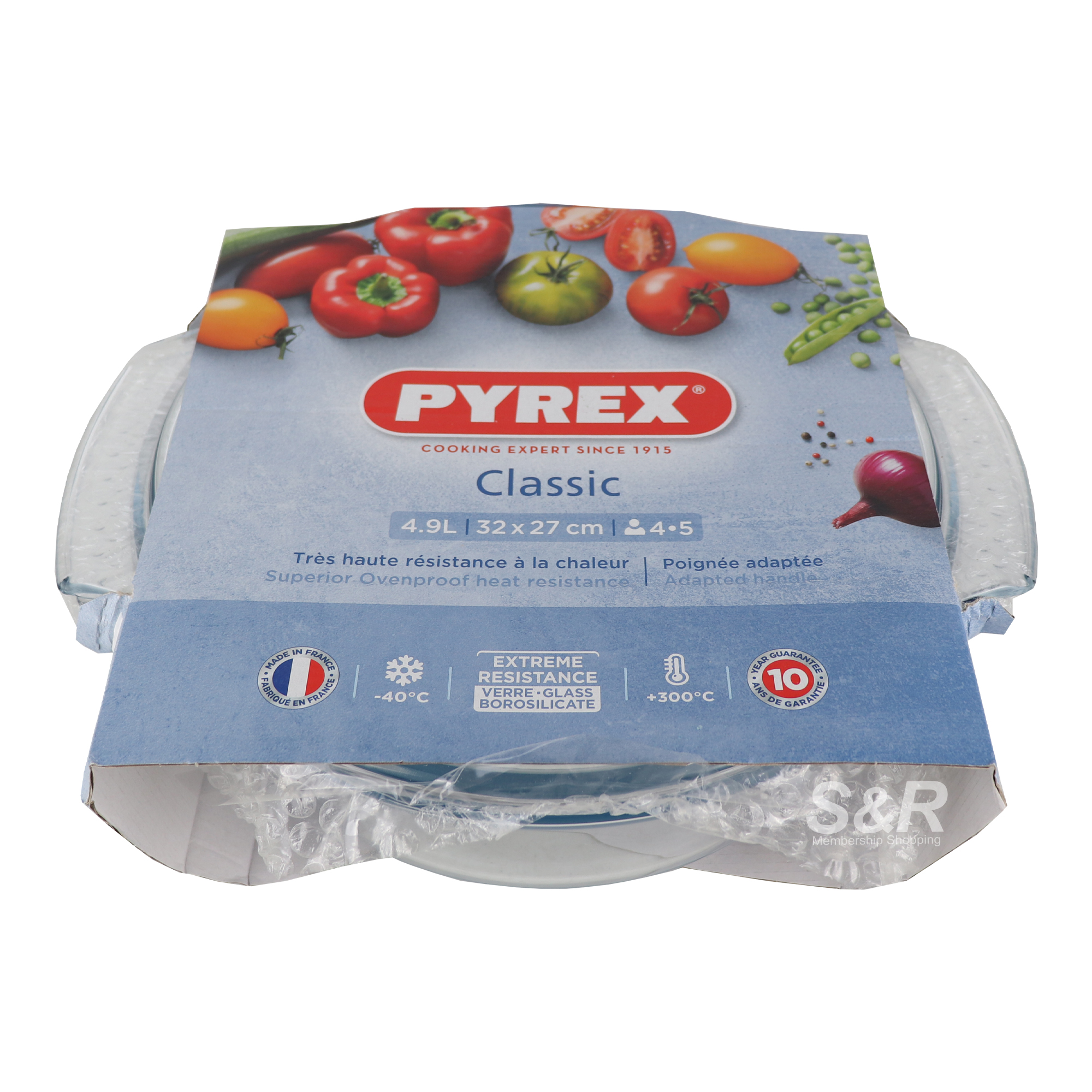 Pyrex Classic Glass Caserole 4.9L